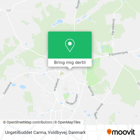 Ungetilbuddet Carma, Voldbyvej kort