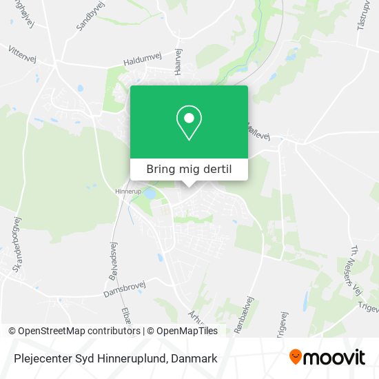 Plejecenter Syd Hinneruplund kort