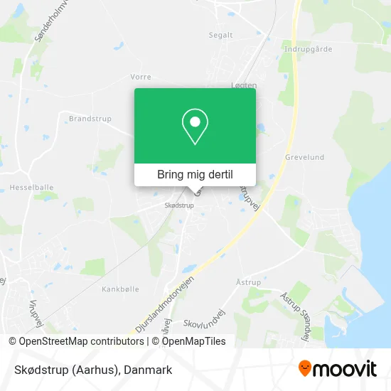 Skødstrup (Aarhus) kort