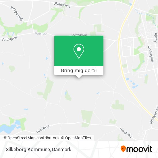 Silkeborg Kommune kort