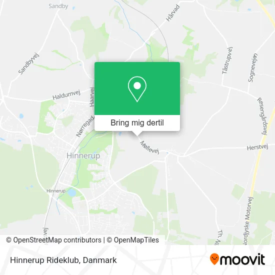 Hinnerup Rideklub kort