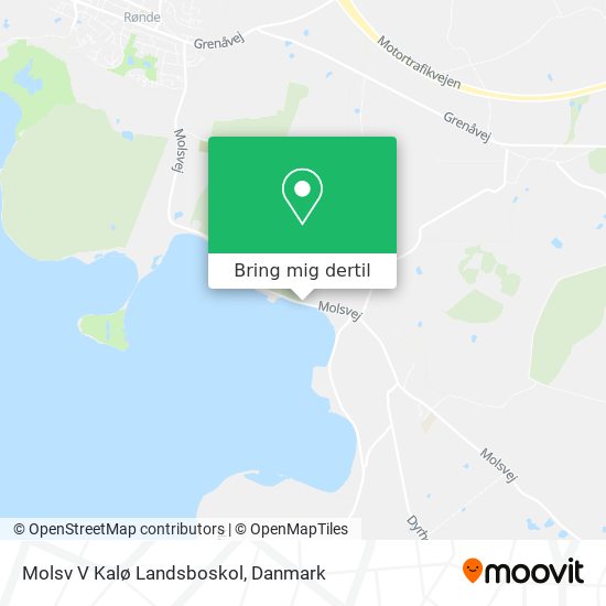 Molsv V Kalø Landsboskol kort