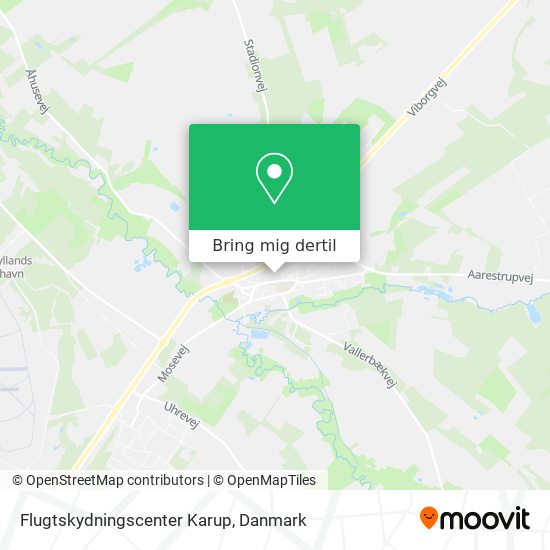 Flugtskydningscenter Karup kort