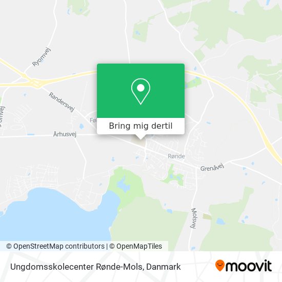 Ungdomsskolecenter Rønde-Mols kort