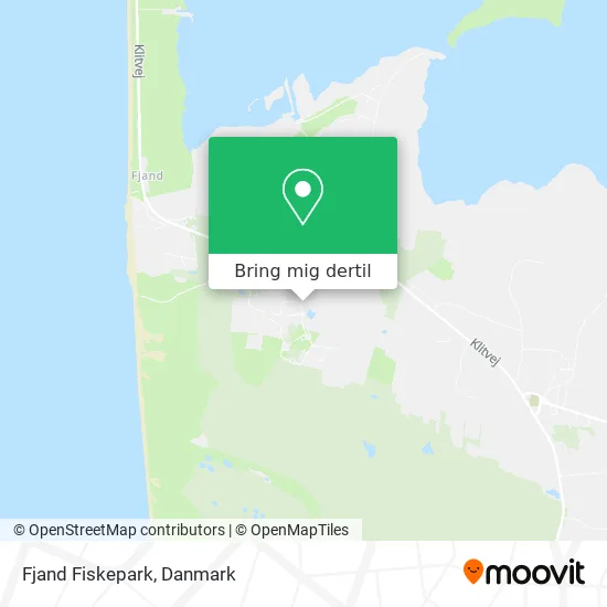 Fjand Fiskepark kort