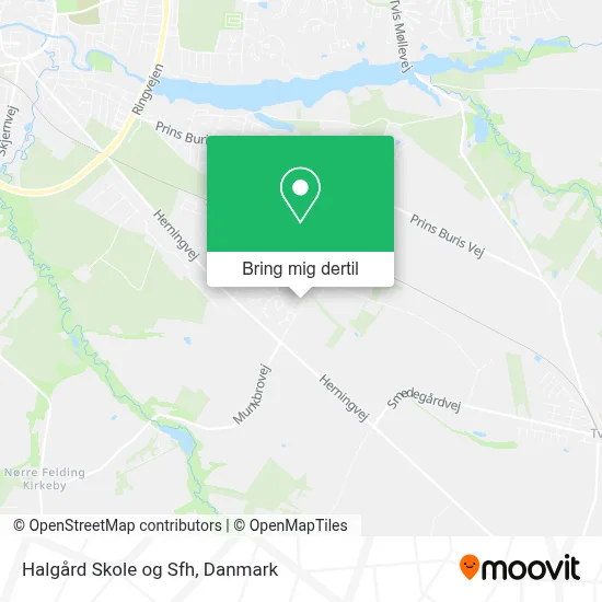 Halgård Skole og Sfh kort