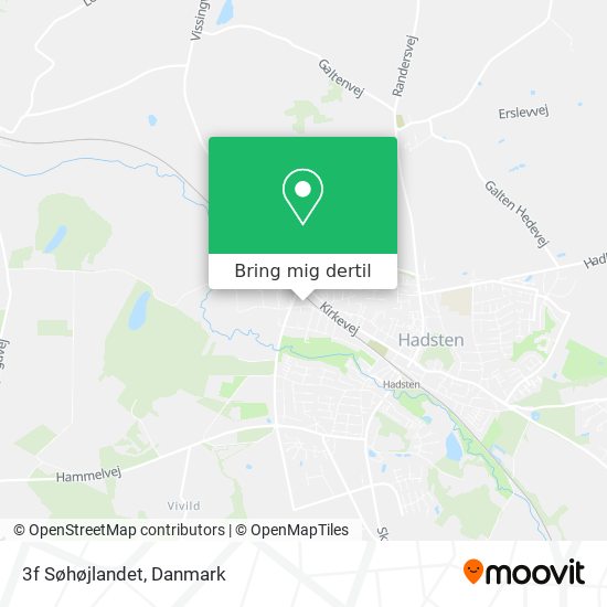 3f Søhøjlandet kort