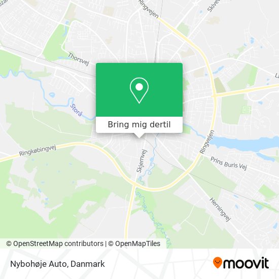 Nybohøje Auto kort