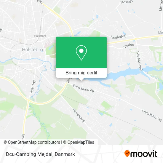 Dcu-Camping Mejdal kort