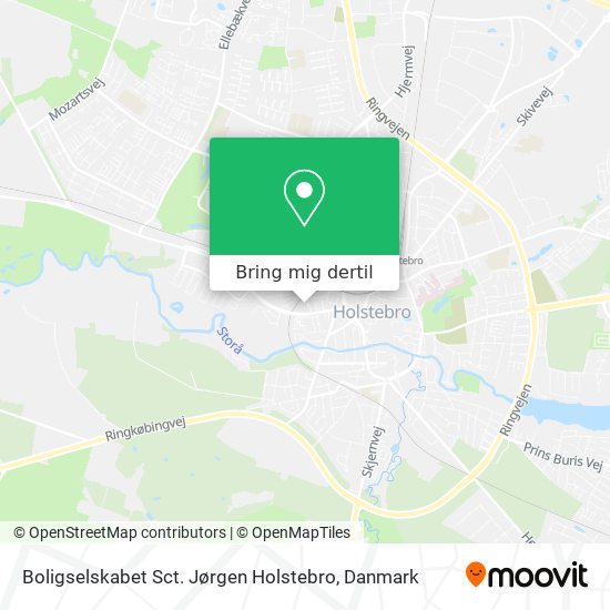 Boligselskabet Sct. Jørgen Holstebro kort