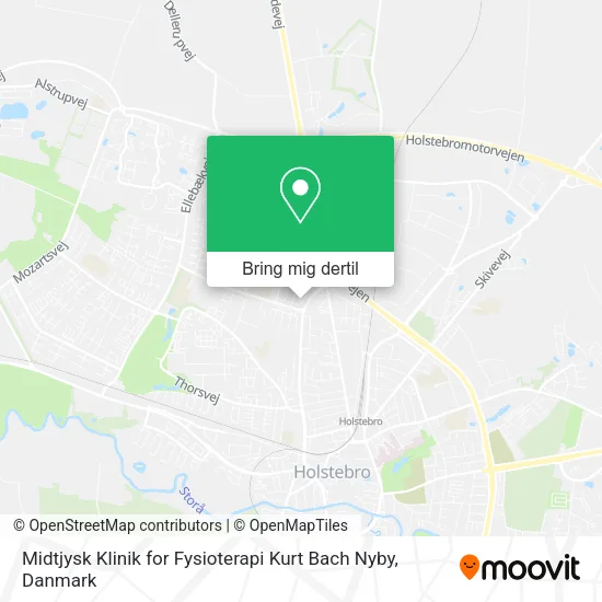 Midtjysk Klinik for Fysioterapi Kurt Bach Nyby kort