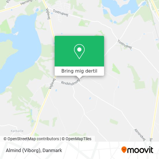 Almind (Viborg) kort