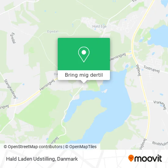 Hald Laden Udstilling kort