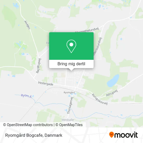 Ryomgård Bogcafe kort