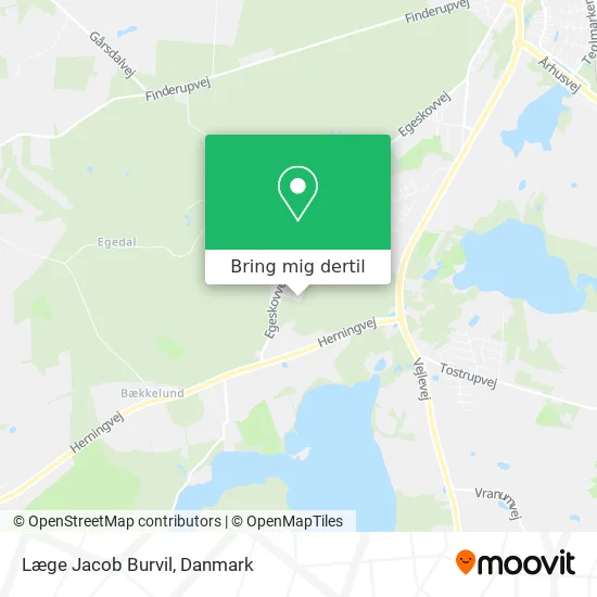 Læge Jacob Burvil kort