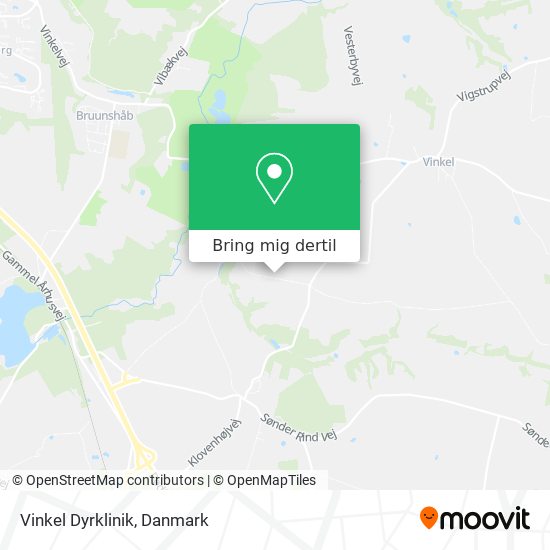 Vinkel Dyrklinik kort