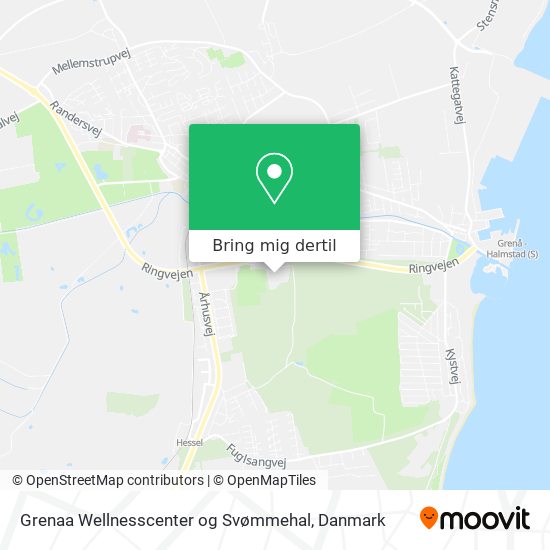 Grenaa Wellnesscenter og Svømmehal kort