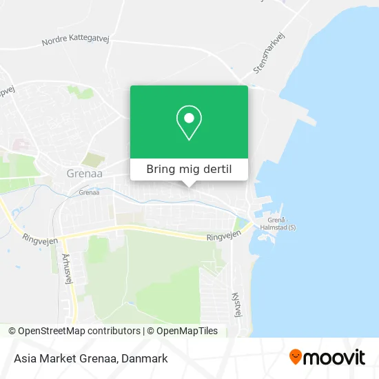 Asia Market Grenaa kort