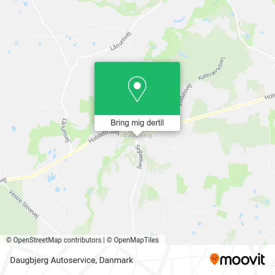 Daugbjerg Autoservice kort