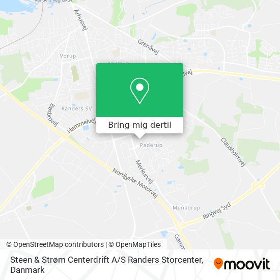 Steen & Strøm Centerdrift A / S Randers Storcenter kort
