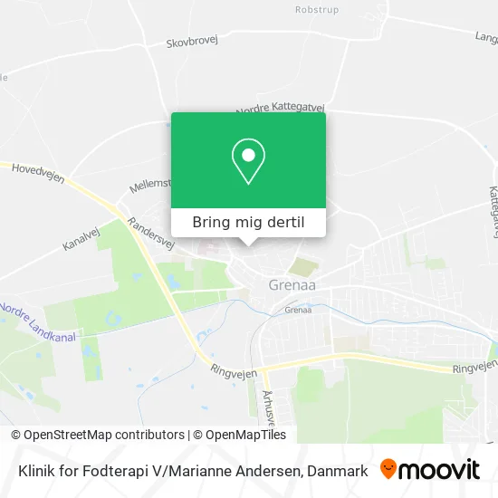 Klinik for Fodterapi V / Marianne Andersen kort