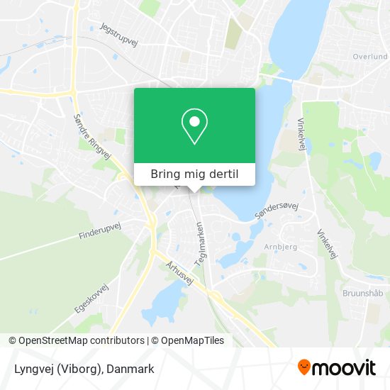 Lyngvej (Viborg) kort