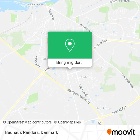 Bauhaus Randers kort