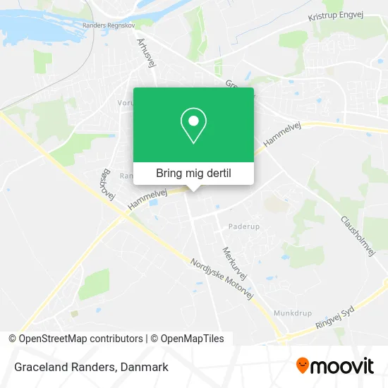 Graceland Randers kort