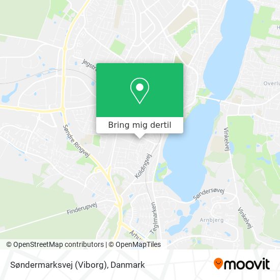 Søndermarksvej (Viborg) kort