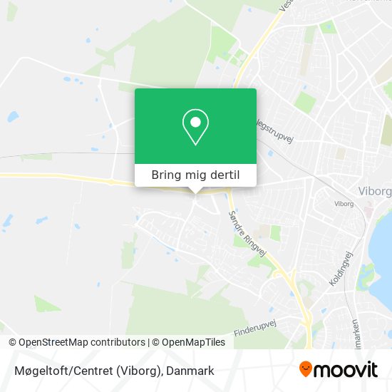 Møgeltoft/Centret (Viborg) kort