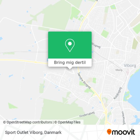 Sport Outlet Viborg kort