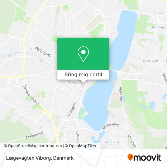 Lægevagten Viborg kort