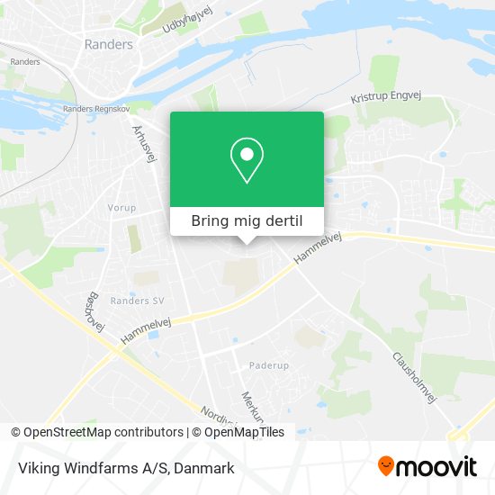Viking Windfarms A/S kort