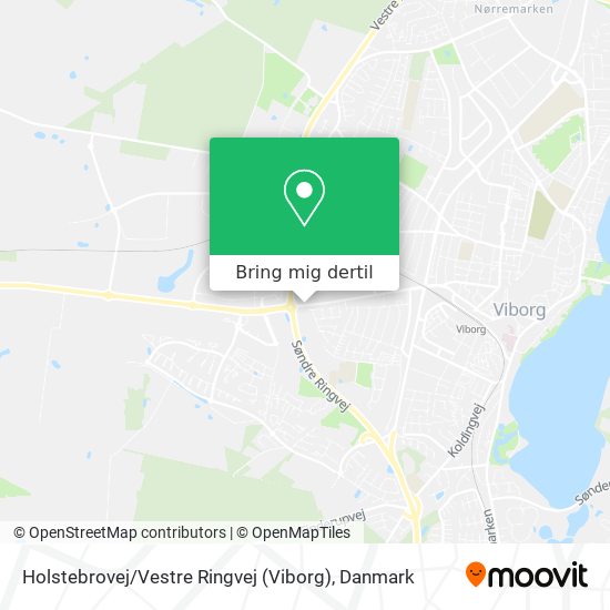 Holstebrovej / Vestre Ringvej (Viborg) kort