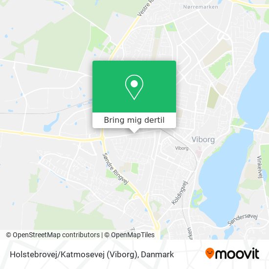 Holstebrovej / Katmosevej (Viborg) kort