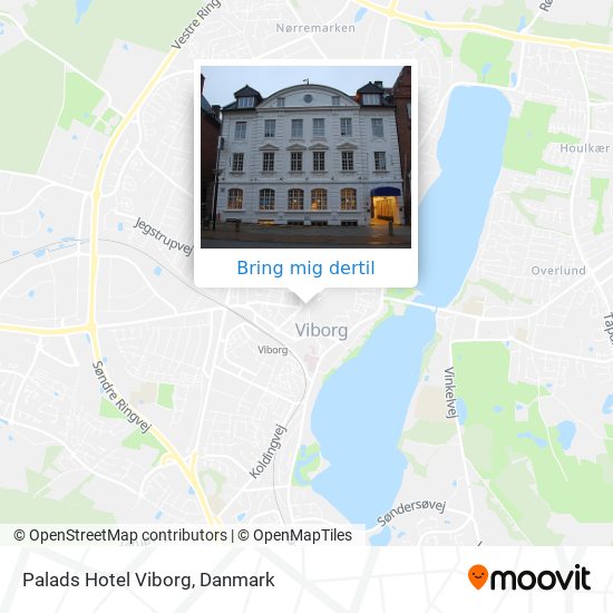 Palads Hotel Viborg kort