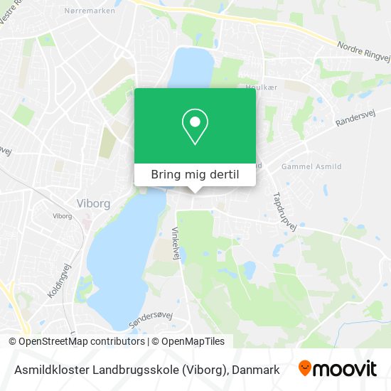 Asmildkloster Landbrugsskole (Viborg) kort