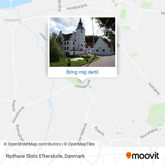 Rydhave Slots Efterskole kort