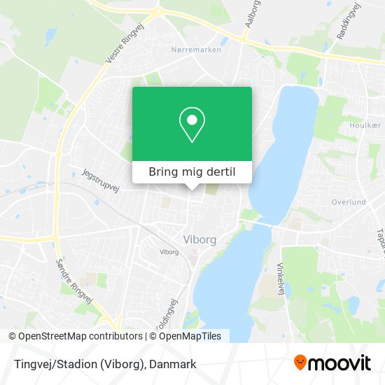 Tingvej/Stadion (Viborg) kort