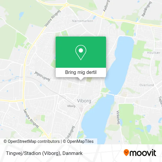 Tingvej/Stadion (Viborg) kort