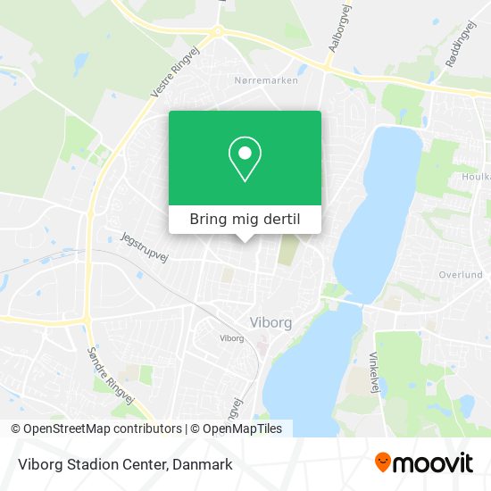 Viborg Stadion Center kort