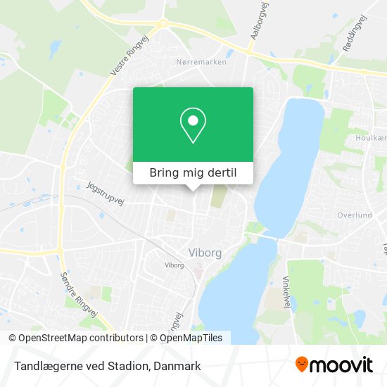 Tandlægerne ved Stadion kort