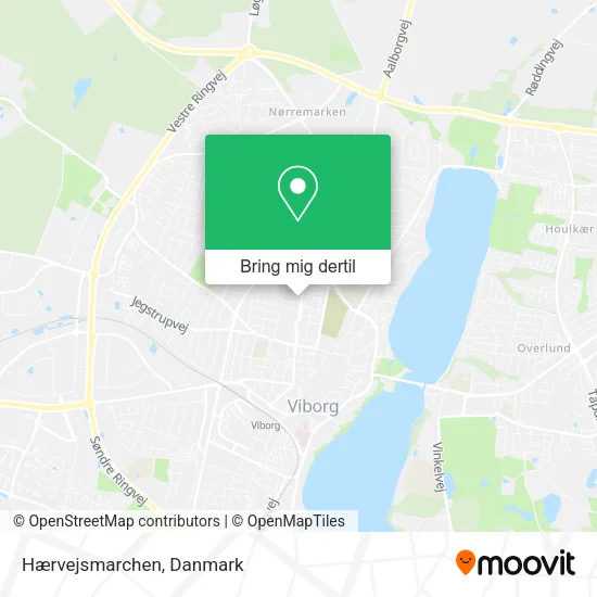 Hærvejsmarchen kort