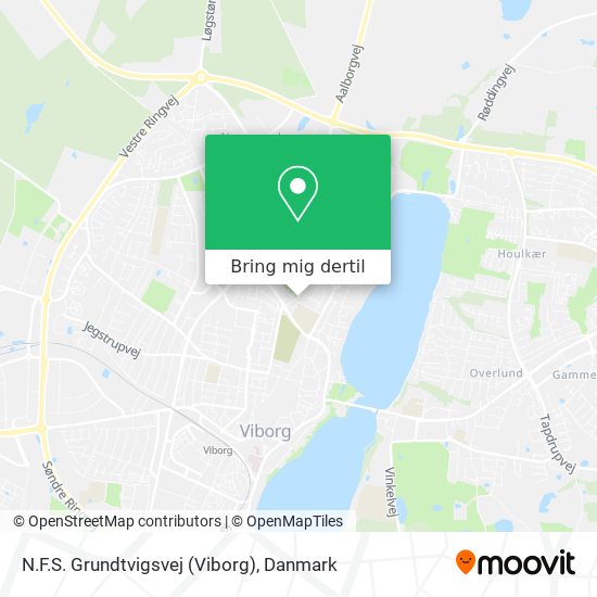 N.F.S. Grundtvigsvej (Viborg) kort