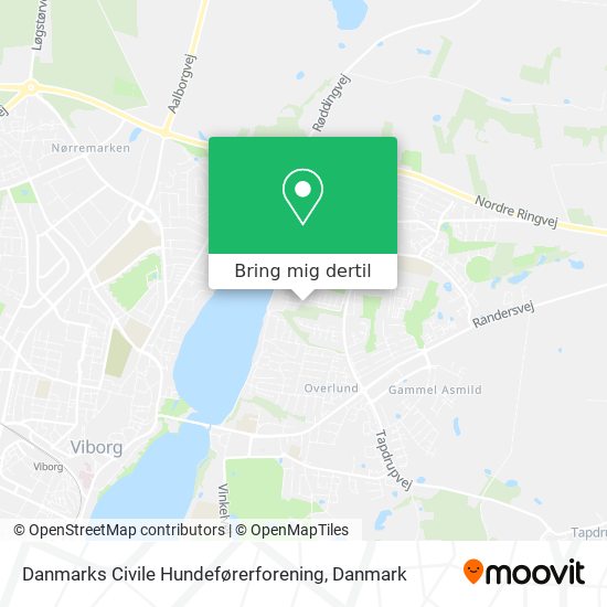 Danmarks Civile Hundeførerforening kort
