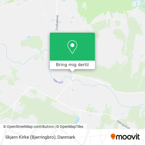 Skjern Kirke (Bjerringbro) kort