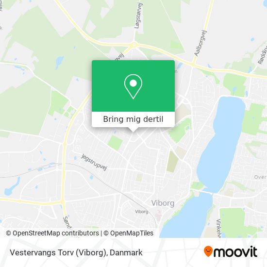 Vestervangs Torv (Viborg) kort