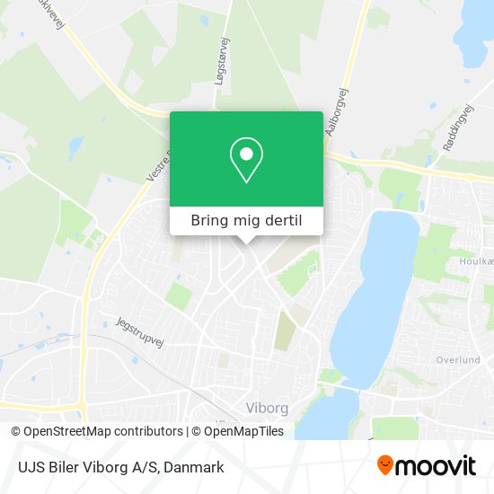 UJS Biler Viborg A/S kort