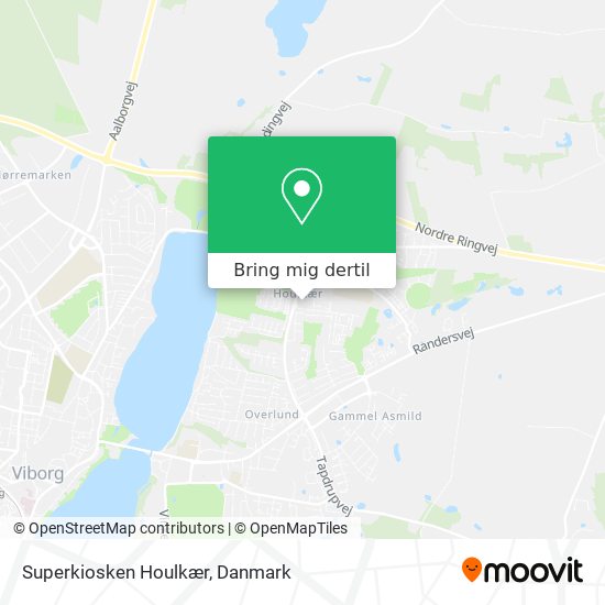 Superkiosken Houlkær kort