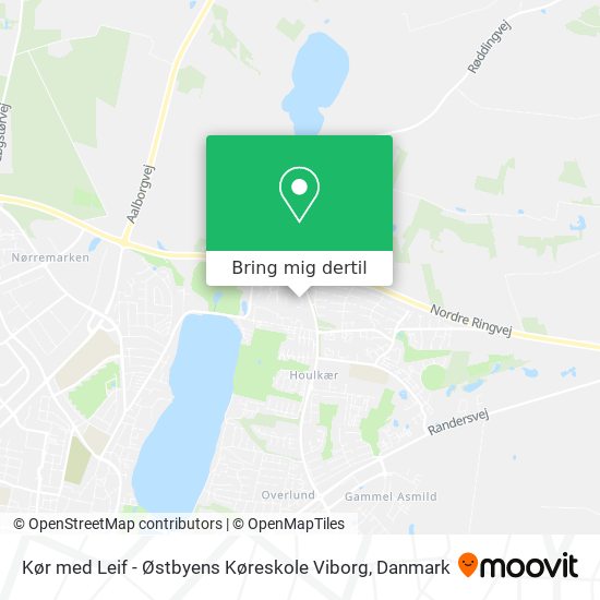 Kør med Leif - Østbyens Køreskole Viborg kort